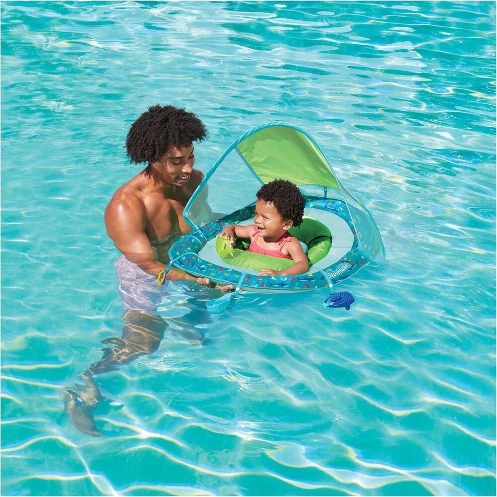 Swimways Infant Baby Spring Float - Green - Picture 2 of 15